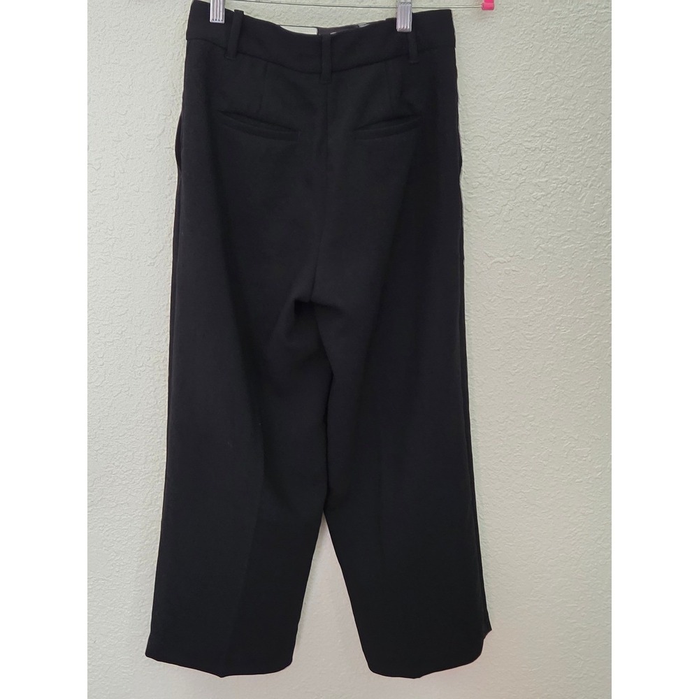 Wilfred Aritzia The Effortless Pant Black Wide Leg Pleated‎ Trousers Size 0